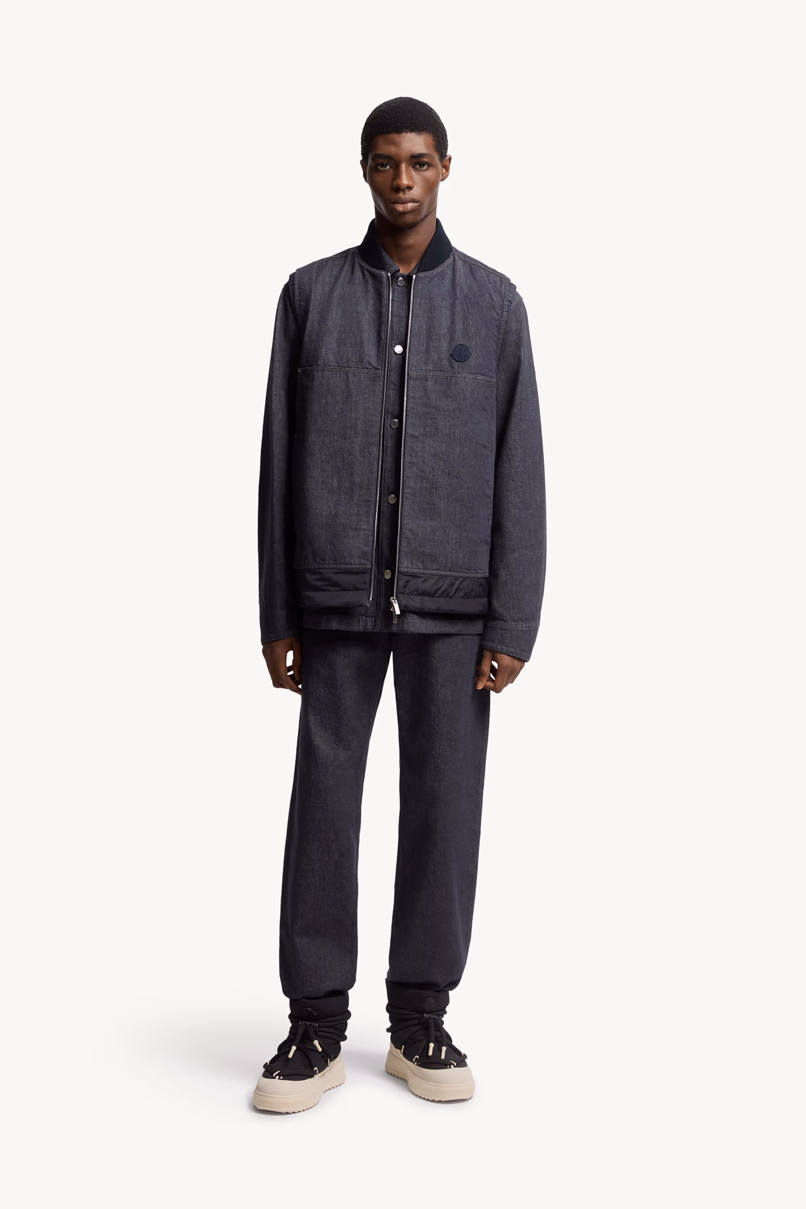 Vaqueros rectos Hombre Azul Denim Moncler 0